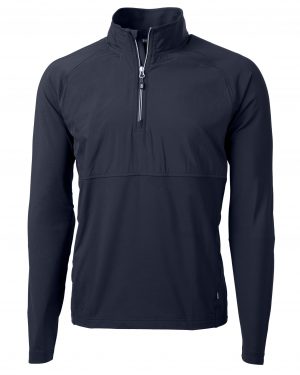 Cutter & Buck Adapt Eco Knit Hybrid Recycled Mens Quarter Zip - Image 9