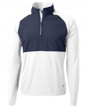 Cutter & Buck Adapt Eco Knit Hybrid Recycled Mens Quarter Zip