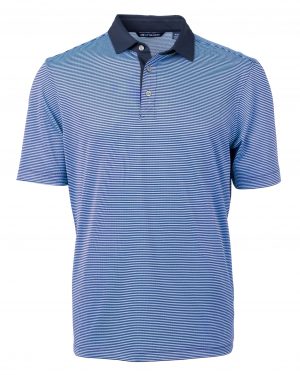 Cutter & Buck Virtue Eco Pique Micro Stripe Recycled Mens Polo - Image 11