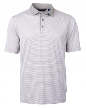 Cutter & Buck Virtue Eco Pique Micro Stripe Recycled Mens Polo - Image 9