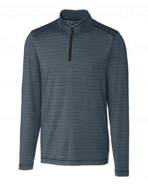 Cutter & Buck Holman Stripe Half Zip
