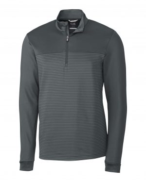 Cutter & Buck Traverse Stripe Stretch Quarter Zip Mens Pullover - Image 3