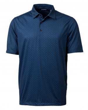 Cutter & Buck Pike Double Dot Print Stretch Mens Polo - Image 2