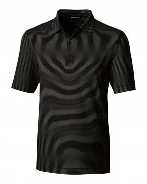 Cutter & Buck Forge Pencil Stripe Stretch Mens Polo - Image 2