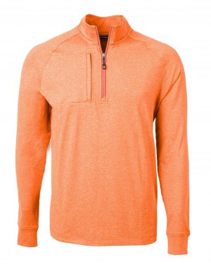 Cutter & Buck Adapt Eco Knit Heather Mens Quarter Zip Pullover - Image 4