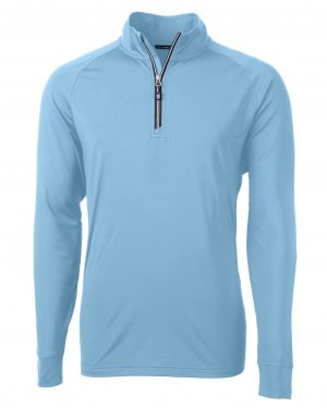 Cutter & Buck Adapt Eco Knit Stretch Recycled Mens Quarter Zip Pullover - Image 2