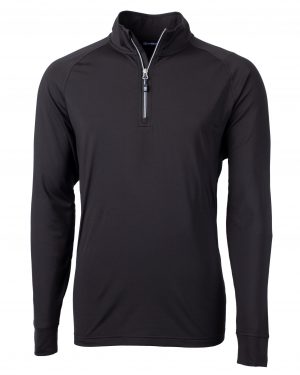 Cutter & Buck Adapt Eco Knit Stretch Recycled Mens Quarter Zip Pullover - Image 3