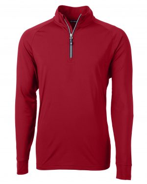 Cutter & Buck Adapt Eco Knit Stretch Recycled Mens Quarter Zip Pullover - Image 5