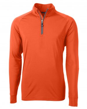 Cutter & Buck Adapt Eco Knit Stretch Recycled Mens Quarter Zip Pullover - Image 6