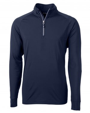 Cutter & Buck Adapt Eco Knit Stretch Recycled Mens Quarter Zip Pullover - Image 9