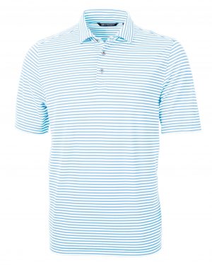 Cutter & Buck Virtue Eco Pique Stripe Recycled Mens Polo - Image 2