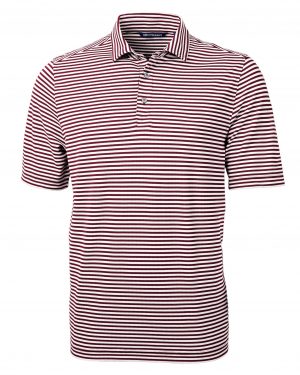 Cutter & Buck Virtue Eco Pique Stripe Recycled Mens Polo - Image 4