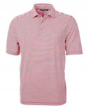 Cutter & Buck Virtue Eco Pique Stripe Recycled Mens Polo - Image 5