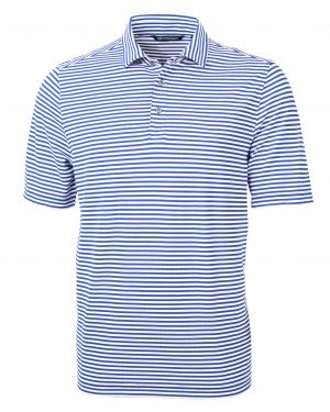 Cutter & Buck Virtue Eco Pique Stripe Recycled Mens Polo - Image 6