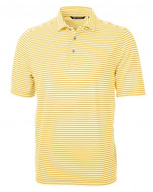 Cutter & Buck Virtue Eco Pique Stripe Recycled Mens Polo - Image 8