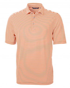 Cutter & Buck Virtue Eco Pique Stripe Recycled Mens Polo - Image 9