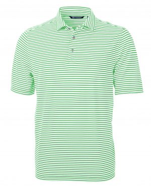 Cutter & Buck Virtue Eco Pique Stripe Recycled Mens Polo - Image 15