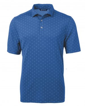 Cutter & Buck Virtue Eco Pique Tile Print Recycled Mens Polo - Image 4