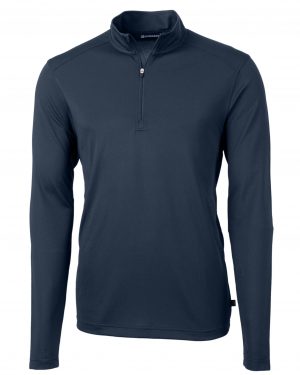 Cutter & Buck Virtue Eco Pique Recycled Quarter Zip Mens Pullover - Image 6