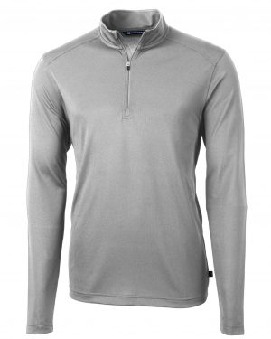 Cutter & Buck Virtue Eco Pique Recycled Quarter Zip Mens Pullover - Image 7