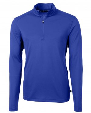 Cutter & Buck Virtue Eco Pique Recycled Quarter Zip Mens Pullover - Image 9