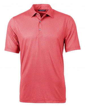 Cutter & Buck Pike Banner Print Stretch Men's Polo - Image 3