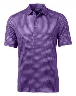 Cutter & Buck Pike Banner Print Stretch Men's Polo - Image 4