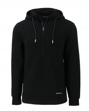 Cutter & Buck Roam Eco Half Zip Recycled Mens Pullover Hoodie - Image 2