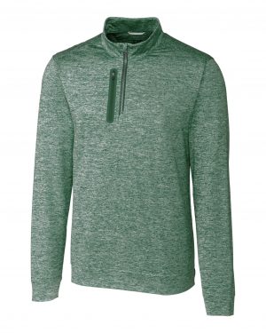 Cutter & Buck Stealth Heathered Quarter Zip Mens Pullover - Image 12