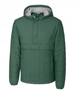 Cutter & Buck Rainier PrimaLoft® Mens Eco Insulated Rainier Half Zip Popover Quilted Jacket