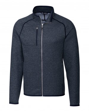Cutter & Buck Mainsail Sweater-Knit Mens Full Zip Jacket - Image 6