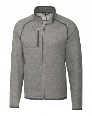 Cutter & Buck Mainsail Sweater-Knit Mens Full Zip Jacket