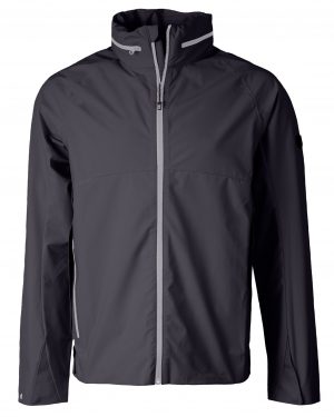 Cutter & Buck Vapor Water Repellent Stretch Mens Full Zip Rain Jacket - Image 4