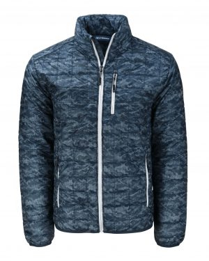 Cutter & Buck Rainier PrimaLoft® Mens Eco Insulated Full Zip Printed Puffer Jacket - Image 2
