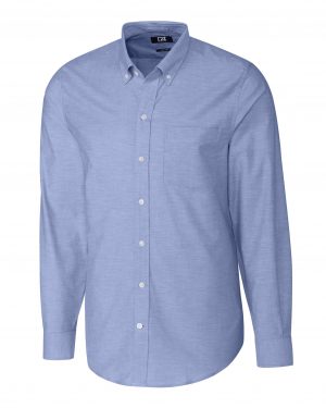 Cutter & Buck Stretch Oxford Mens Long Sleeve Dress Shirt - Image 3