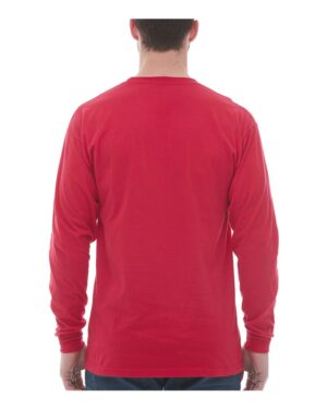 M&O Ring-Spun Long Sleeve T-Shirt - Image 3
