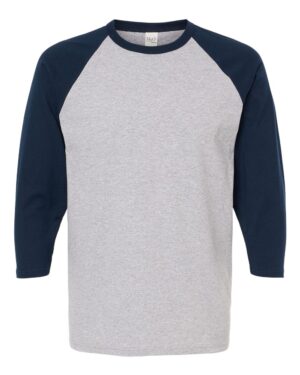 M&O Raglan Three-Quarter Sleeve Baseball T-Shirt - Image 7