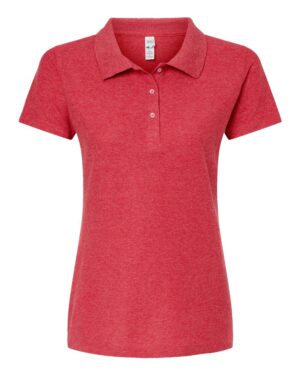 M&O Women's Soft Touch Polo - Image 4