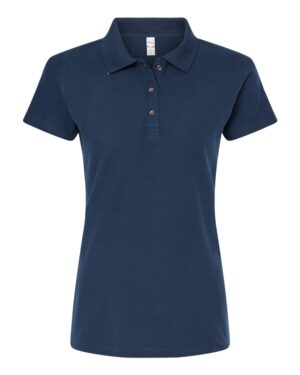 M&O Women's Ringspun Polo - Image 11