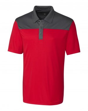 Clique Parma Colorblock Tech Jersey Mens Polo - Image 3
