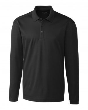 Clique Spin Eco Performance Jersey Long Sleeve Mens Polo - Image 2