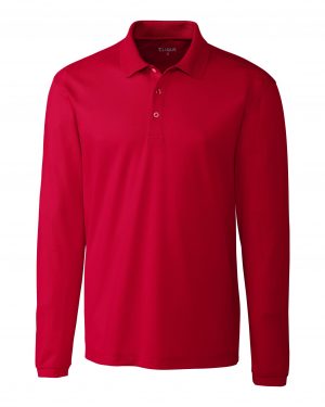 Clique Spin Eco Performance Jersey Long Sleeve Mens Polo - Image 10