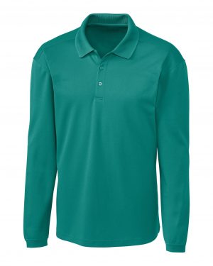 Clique Spin Eco Performance Jersey Long Sleeve Mens Polo