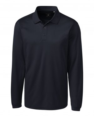 Clique Ice Pique Mens Long Sleeve Tech Polo - Image 3