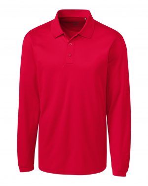 Clique Ice Pique Mens Long Sleeve Tech Polo - Image 4