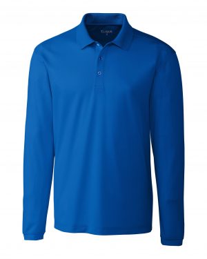 Clique Ice Pique Mens Long Sleeve Tech Polo - Image 5