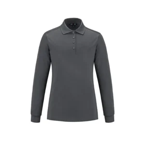 Canada Sportswear Ladies Long Sleeve Pique Mesh Polo - Image 3
