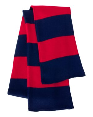 Sportsman Rugby-Striped Knit Scarf - Image 6