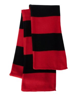 Sportsman Rugby-Striped Knit Scarf - Image 4