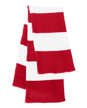 Sportsman Rugby-Striped Knit Scarf - Image 3